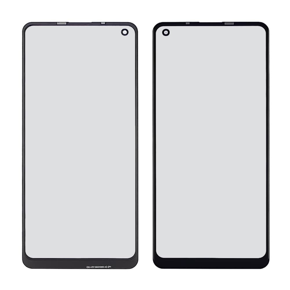 Скло корпусу для Samsung A215 Galaxy A21 2020 + OCA, колір чорний фото 1