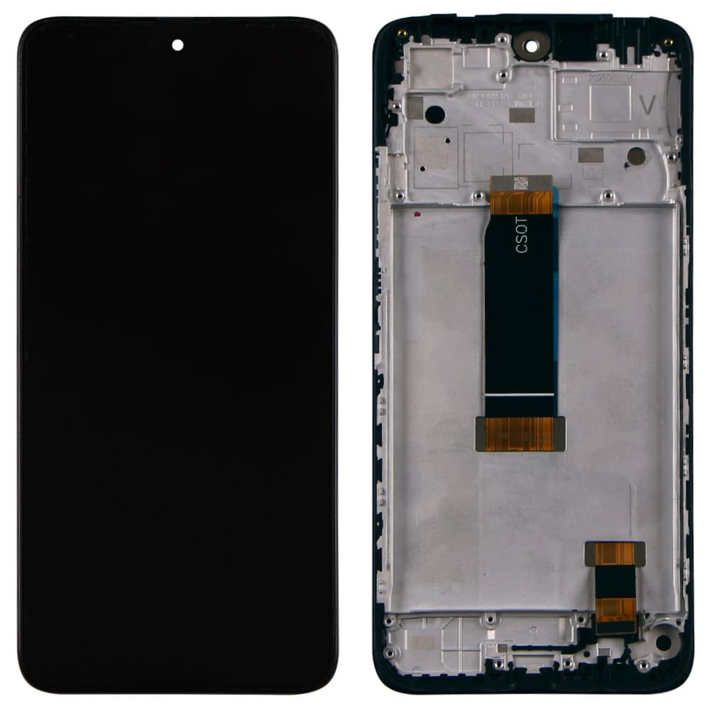Дисплей для Xiaomi Redmi 12/ Redmi 12 5G/ Poco M6 Pro 5G, з тачскріном і рамкою, чорний, уцінка фото 1