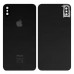 Задняя крышка для iPhone XS Max, цвет черный, со стеклом камеры миниатюра 1