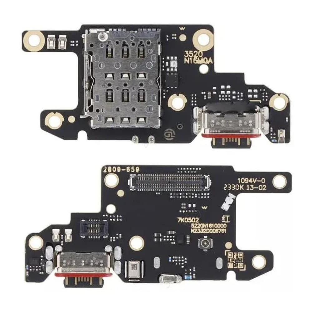 Разъем зарядки для Xiaomi Redmi Note 13 Pro 5G, с нижней платой фото 1