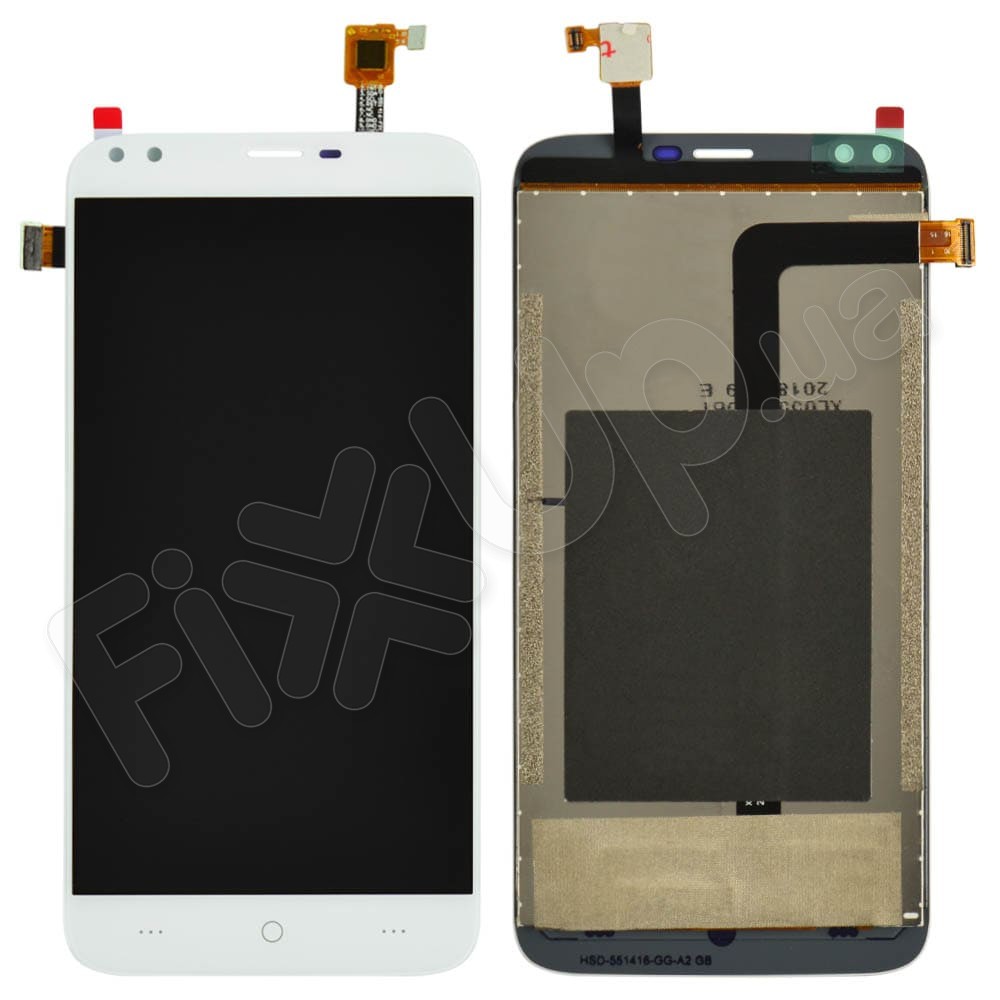 Дисплей для Doogee X30 с тачскрином в сборе, цвет белый фото 1