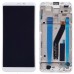 Дисплей для Meizu M6T з тачскрином та рамкою в зборі, колір білий миниатюра 1