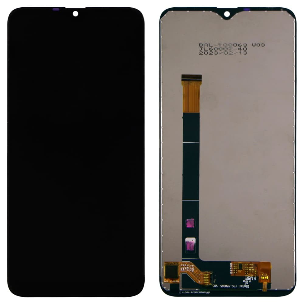 Дисплей для Ulefone Note 7, с тачскрином в сборе, цвет черный фото 1