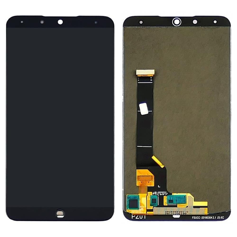 Дисплей для Meizu 16 Plus з тачскрином у зборі, колір чорний, OLED фото 1