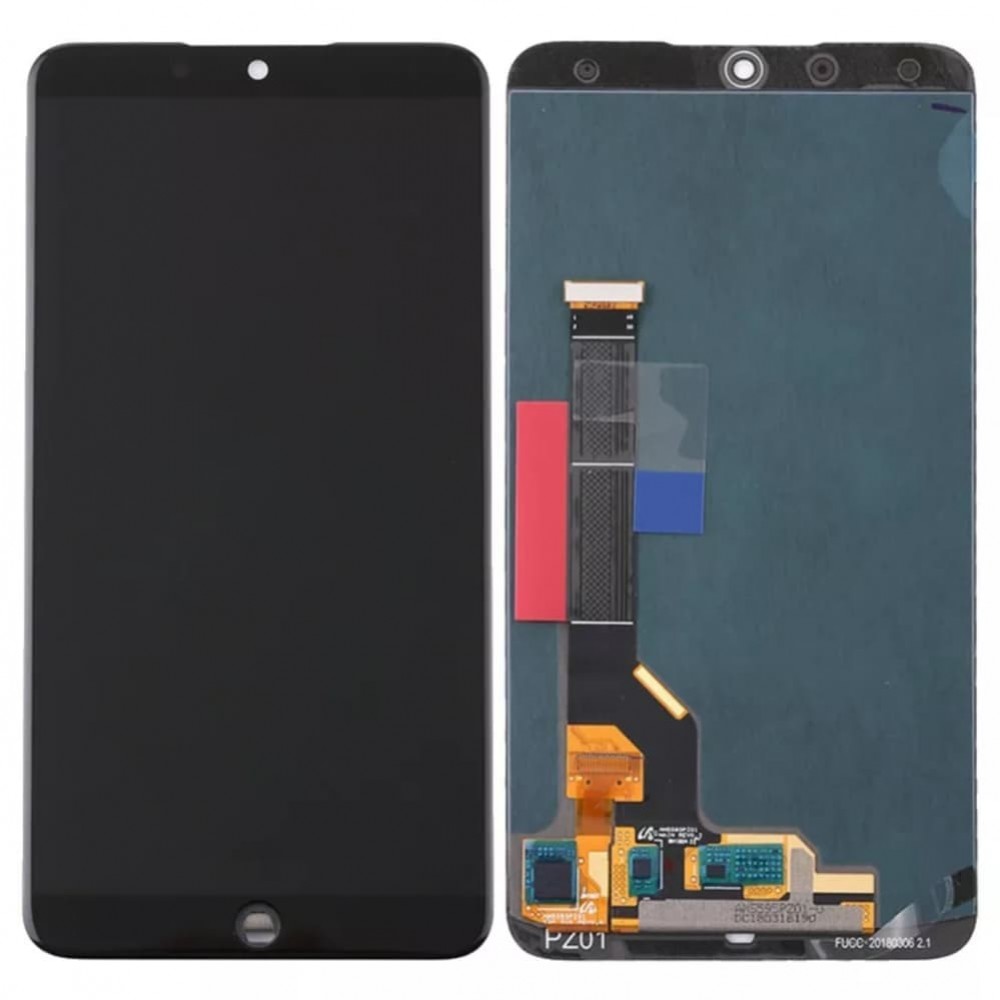 Дисплей для Meizu 15 Plus з тачскріном, чорний, OLED фото 1
