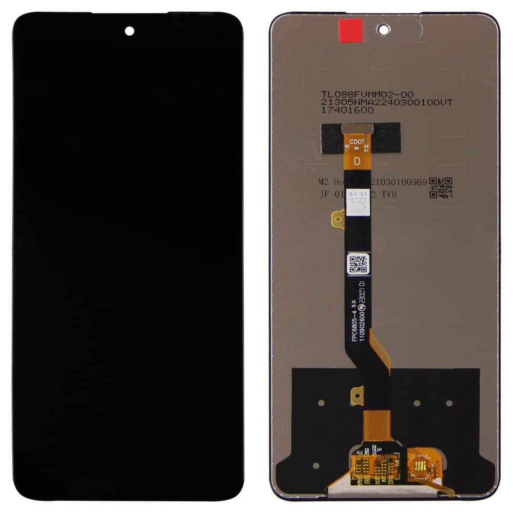 LCD Tecno Camon 18 (CH6N)/Tecno 18P (CH7N) + Touchscreen (black) фото 1 Дисплей для Tecno Camon 18 (CH6N)/Camon 18P (CH7N), с тачскрином в сборе, цвет черный фото 1