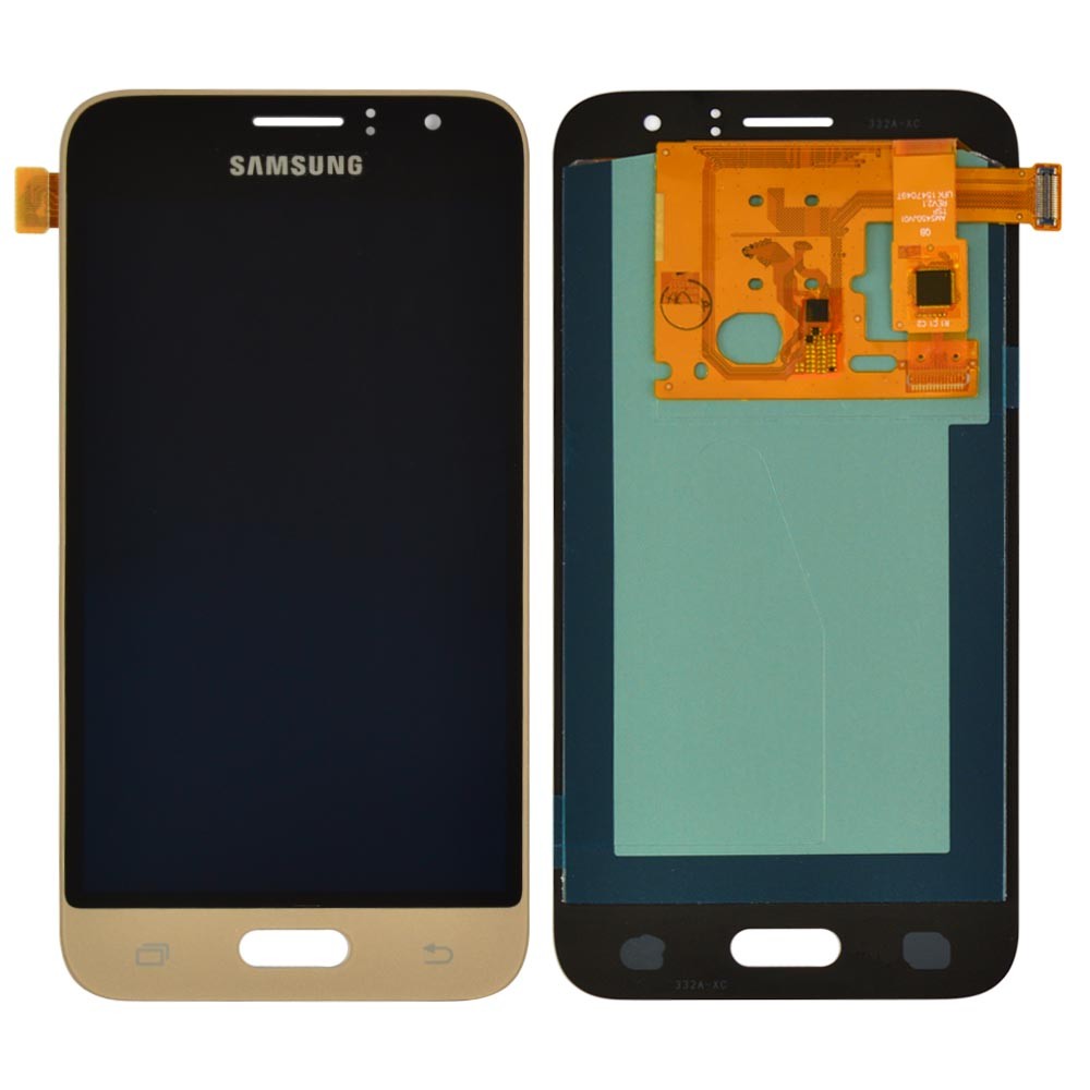 Дисплей для Samsung J120 Galaxy J1 (2016) с тачскрином в сборе, цвет золотой, OLED фото 1