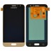 Дисплей для Samsung J120 Galaxy J1 (2016) с тачскрином в сборе, цвет золотой, OLED миниатюра 1