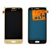 Дисплей для Samsung J120H/DS Galaxy J1 (2016) с тачскрином в сборе, цвет золотой, IPS (TFT) миниатюра 1
