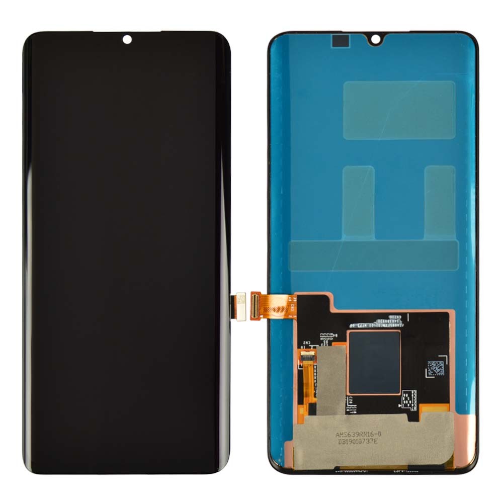 Дисплей для Xiaomi Mi Note 10, Mi Note 10 Pro, Mi Note 10 Lite с тачскрином в сборе, цвет черный, оригинал с замененным стеклом фото 1