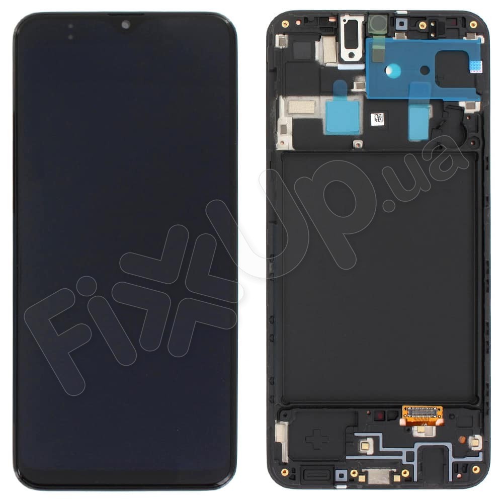 LCD Samsung A205F/DS Galaxy А20 2019 + Touchscreen with Frame (black) Service Original фото 1 Дисплейный модуль для Samsung A205F с тачскрином и рамкой в сборе, цвет черный, сервисный оригинал фото 1