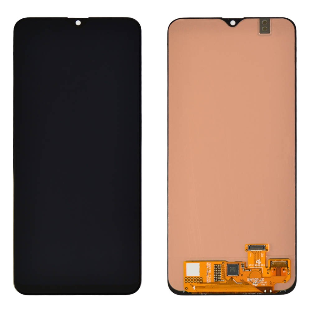 Дисплей для Samsung A205 Galaxy A20 с тачскрином в сборе, цвет черный, оригинал с замененным стеклом фото 1