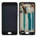 Дисплей для Meizu U10 з тачскрином та рамкою в зборі, колір чорний, оригінал миниатюра 1
