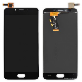 Дисплей Meizu U10 с тачскрином в сборе, китай,  цвет черный, без рамки