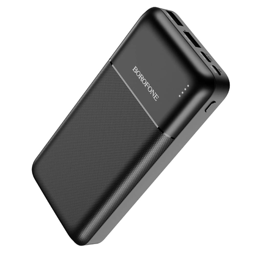 Павербанк с LED индикатором Borofone BJ16A, 20000 mAh, цвет черный фото 2