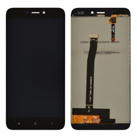 Дисплей Xiaomi Redmi 4X с тачскрином в сборе, оригинал замененное стекло,  цвет черный, без рамки, универсальная