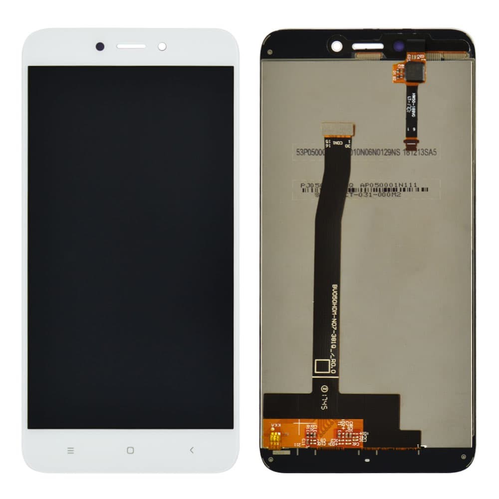 Дисплей для Xiaomi Redmi 4X с тачскрином в сборе, цвет белый, оригинал с замененным стеклом фото 1