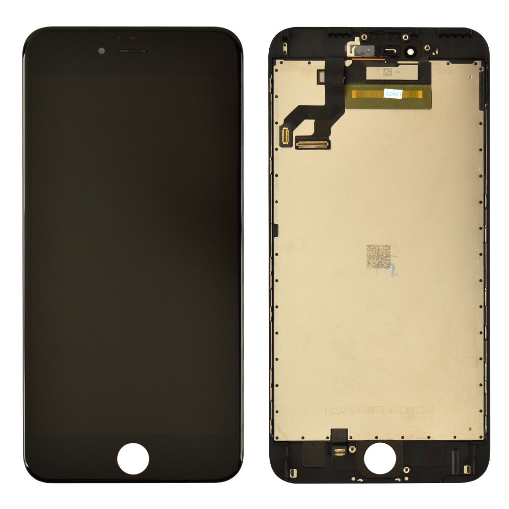 Дисплей для iPhone 6S Plus (5.5) з тачскрином у зборі, колір чорний, оригінал із заміненим склом фото 1