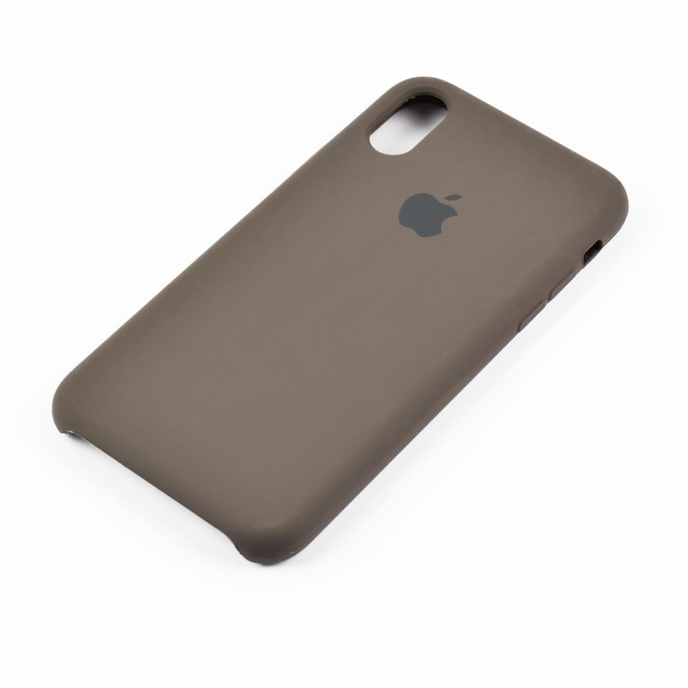 Silicon Case iPhone X/XS (5.8) original (dark brown) фото 2 Силиконовый чехол для iPhone X, Xs (5.8), цвет dark brown фото 2