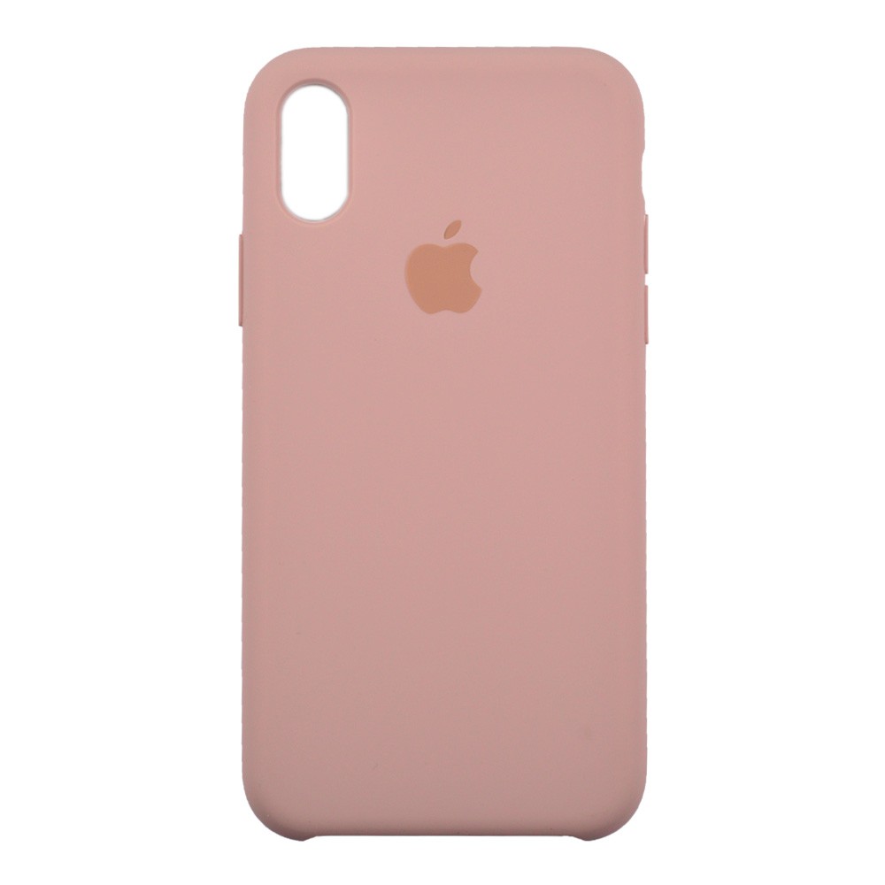 Силиконовый чехол для iPhone X, Xs (5.8), цвет pink фото 1