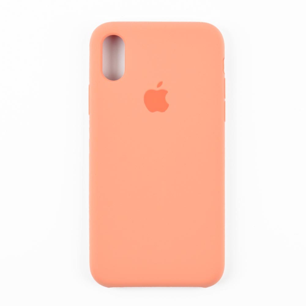 Силіконовий чохол для iPhone X, Xs (5.8), колір light corall фото 1