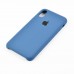 Silicon Case iPhone X/XS (5.8) original (dark denime) миниатюра 2 Силиконовый чехол для iPhone X, Xs (5.8), цвет dark denime миниатюра 2