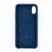 Silicon Case iPhone X/XS (5.8) original (dark denime) миниатюра 3 Силиконовый чехол для iPhone X, Xs (5.8), цвет dark denime миниатюра 3