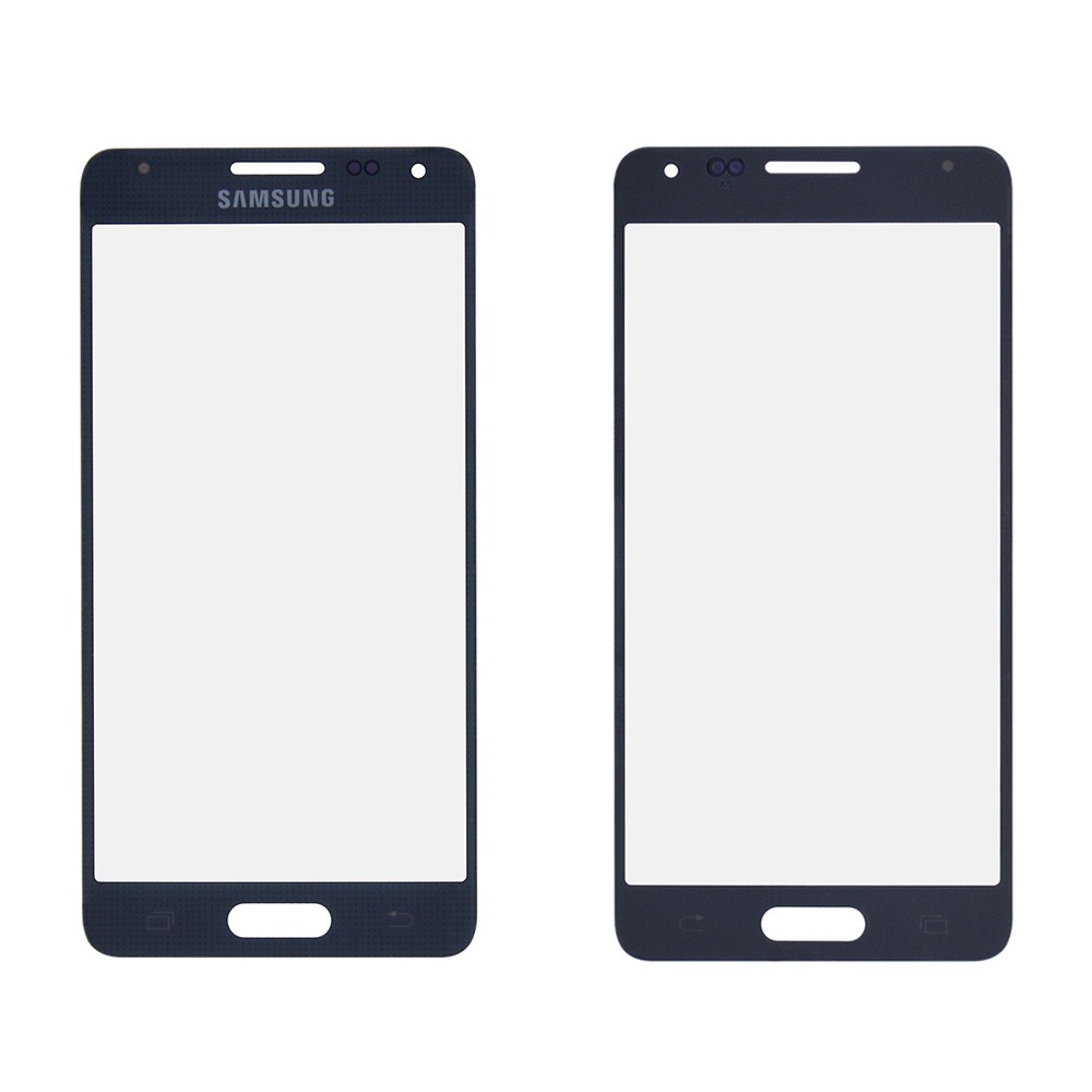 Стекло для Samsung G850F Galaxy Alpha, цвет черный фото 1