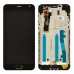 Дисплей для Meizu M2, M2 mini с тачскрином и рамкой в сборе, цвет черный, оригинал, уценка миниатюра 1