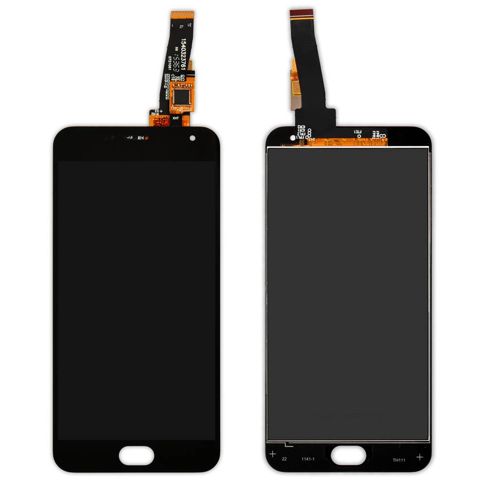 Дисплей Meizu M2, M2 mini с тачскрином в сборе, цвет черный, уценка фото 1