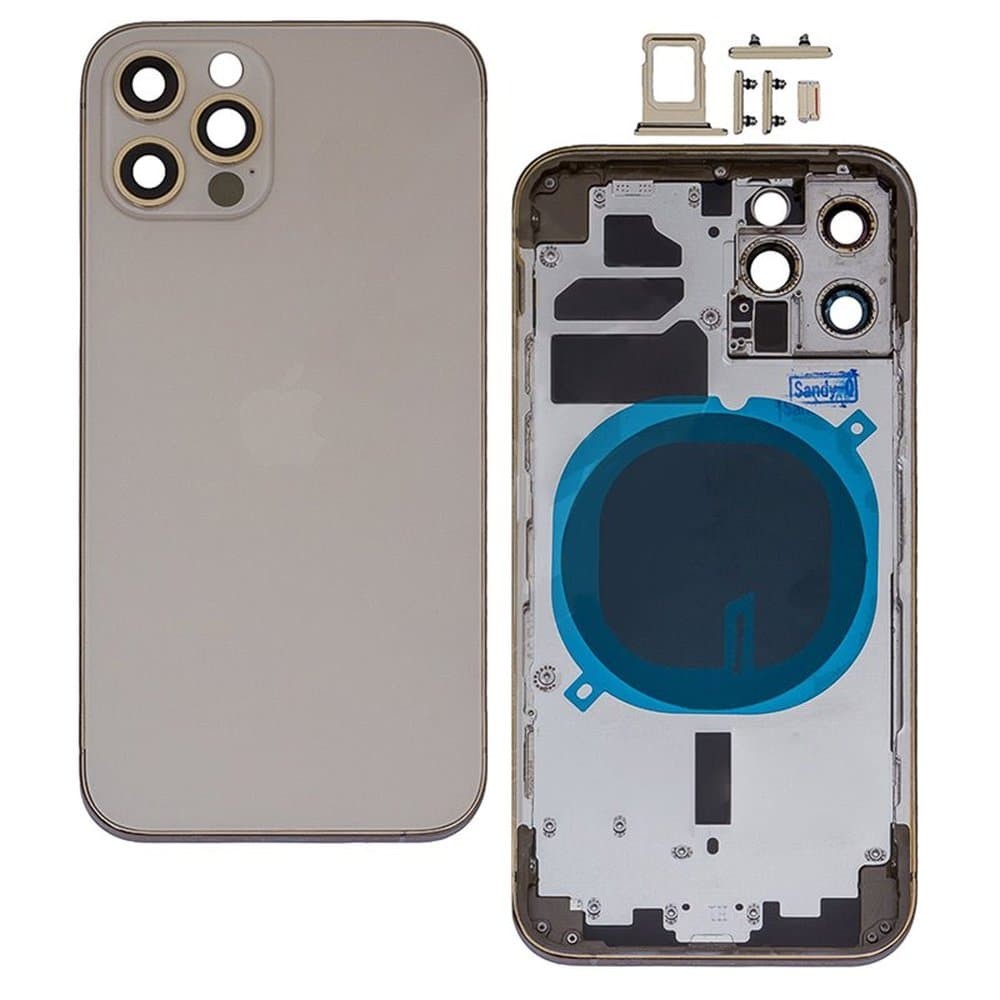 Корпус для iPhone 12 Pro, колір золотий фото 1