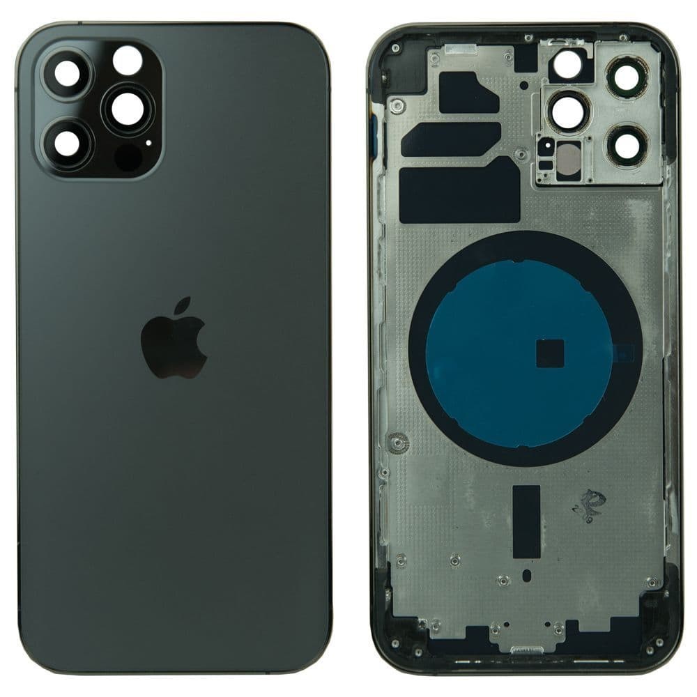Корпус для iPhone 12 Pro, колір чорний фото 1