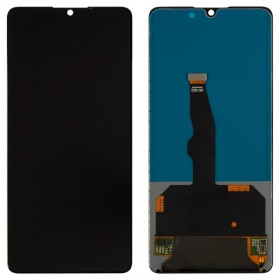 Дисплей для Huawei P30 2019 с тачскрином в сборе, ips,  цвет черный, без рамки