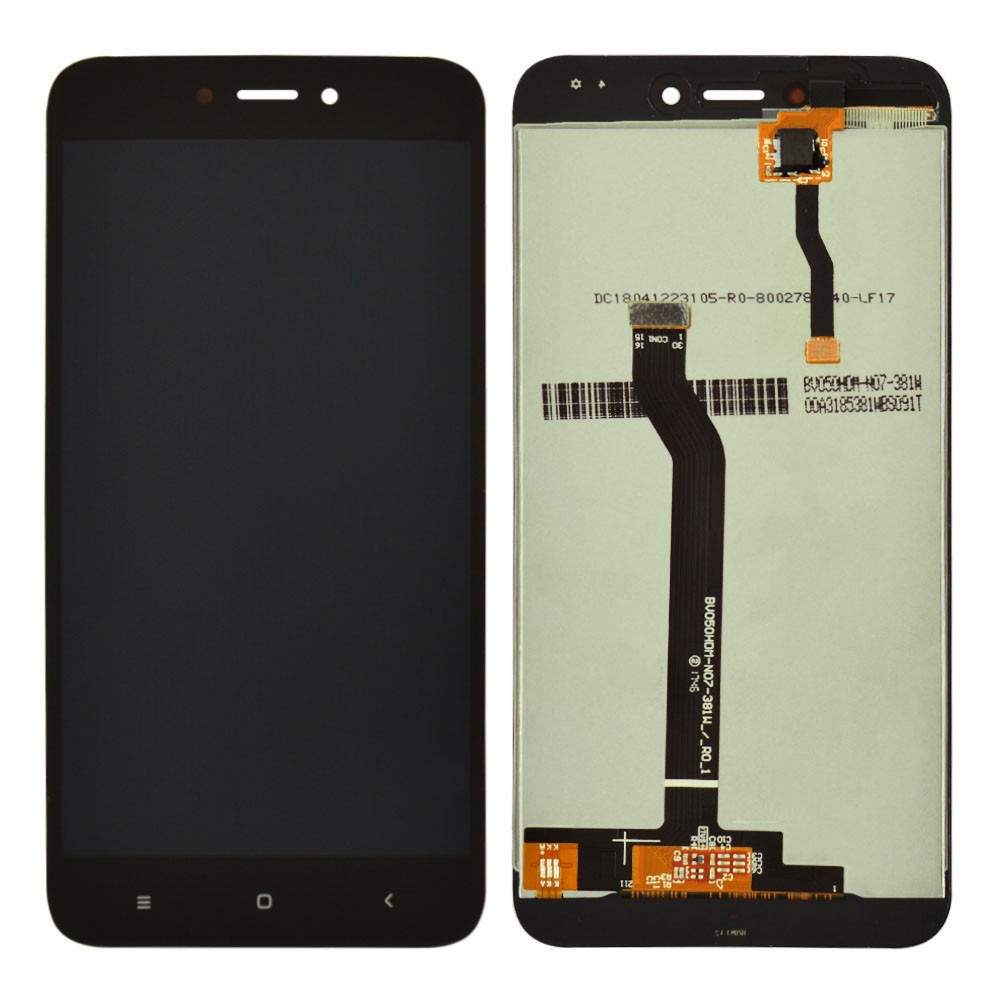Дисплей для Xiaomi Redmi 5A, Redmi Go с тачскрином в сборе, цвет черный, оригинал фото 1
