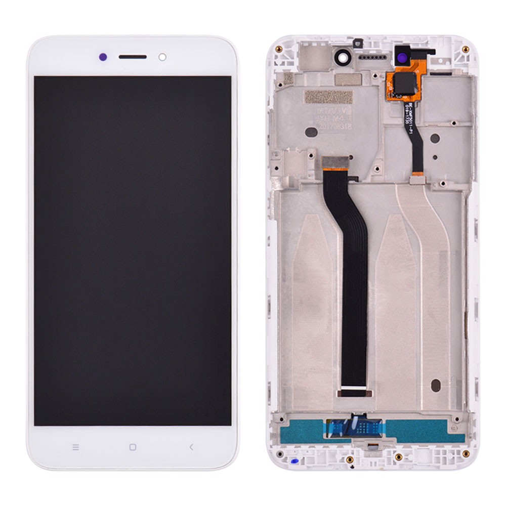 Дисплей для Xiaomi Redmi 5A з тачскрином та рамкою в зборі, колір білий фото 1