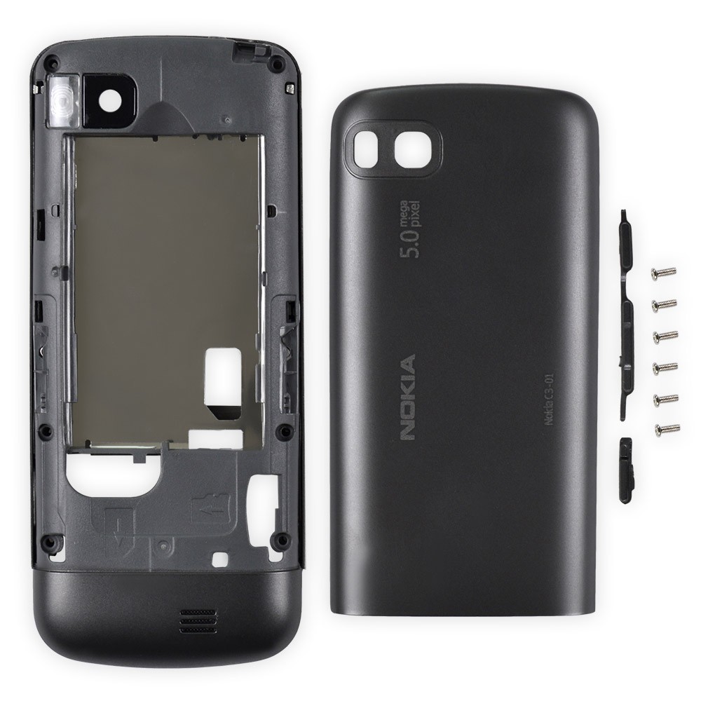 Корпус Nokia C3-01, цвет черный фото 1