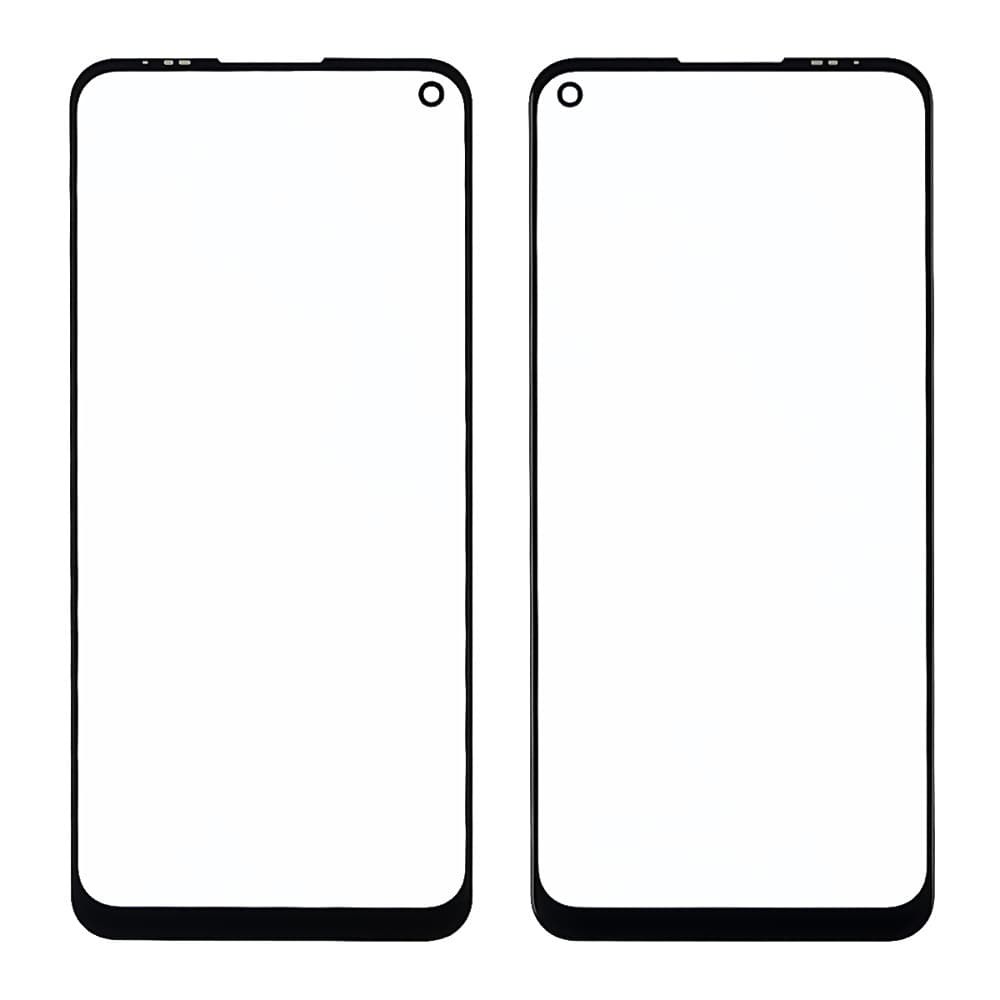 Скло корпусу для ZTE Blade V2020 (5G) + OCA, колір чорний фото 1