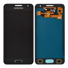 Дисплей для Samsung A300F Galaxy A3 (2015) с тачскрином в сборе,  цвет черный, ips (tft), без рамки