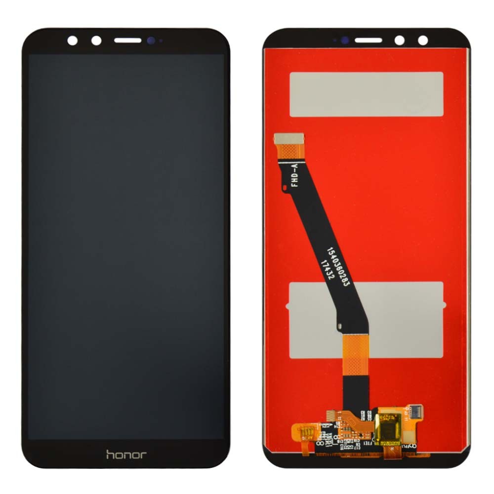 Дисплей Honor 9 Lite (LLD-L31) с тачскрином в сборе, цвет черный, оригинал Китай фото 1