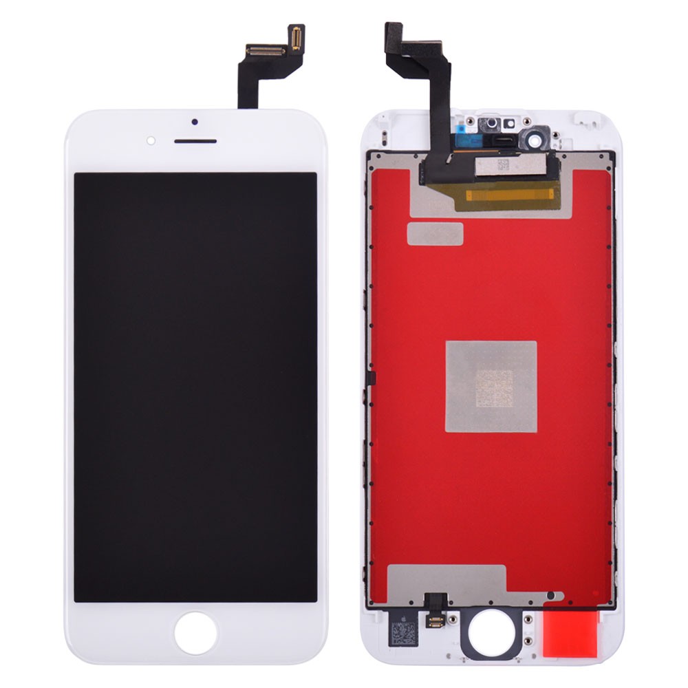 Дисплей iPhone 6S с тачскрином в сборе, оригинал с замененным стеклом, цвет белый фото 1