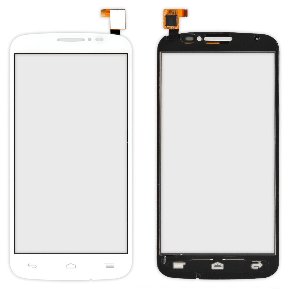 Тачскрин Alcatel POP C7 One Touch 7040, 7041D, 7042, колір білий фото 1