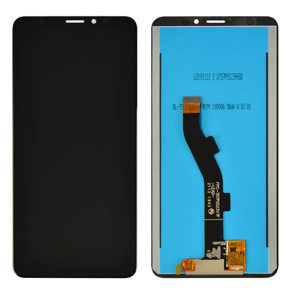 Дисплей для Meizu M8 Lite/V8 с тачскрином в сборе, цвет черный, оригинал фото 1