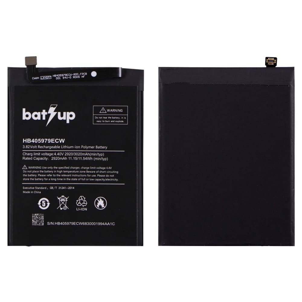 Аккумулятор HB405979ECW для Huawei Y6 2019/ Y6 Prime 2019/ Y6 Pro/ Y6 Pro 2017/ Y6 2017/ Y6/ Y5 2017/ Honor 6A/ 6C/ 6C Pro/ 8A/ 8A Pro/ Nova BatUp фото 1