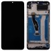 Дисплей для Huawei Y6P 2020 (MED-L29/LX9/LX9N/L29N/MOA-LX9/LX9N) с тачскрином и рамкой в сборе, цвет черный, оригинал миниатюра 1