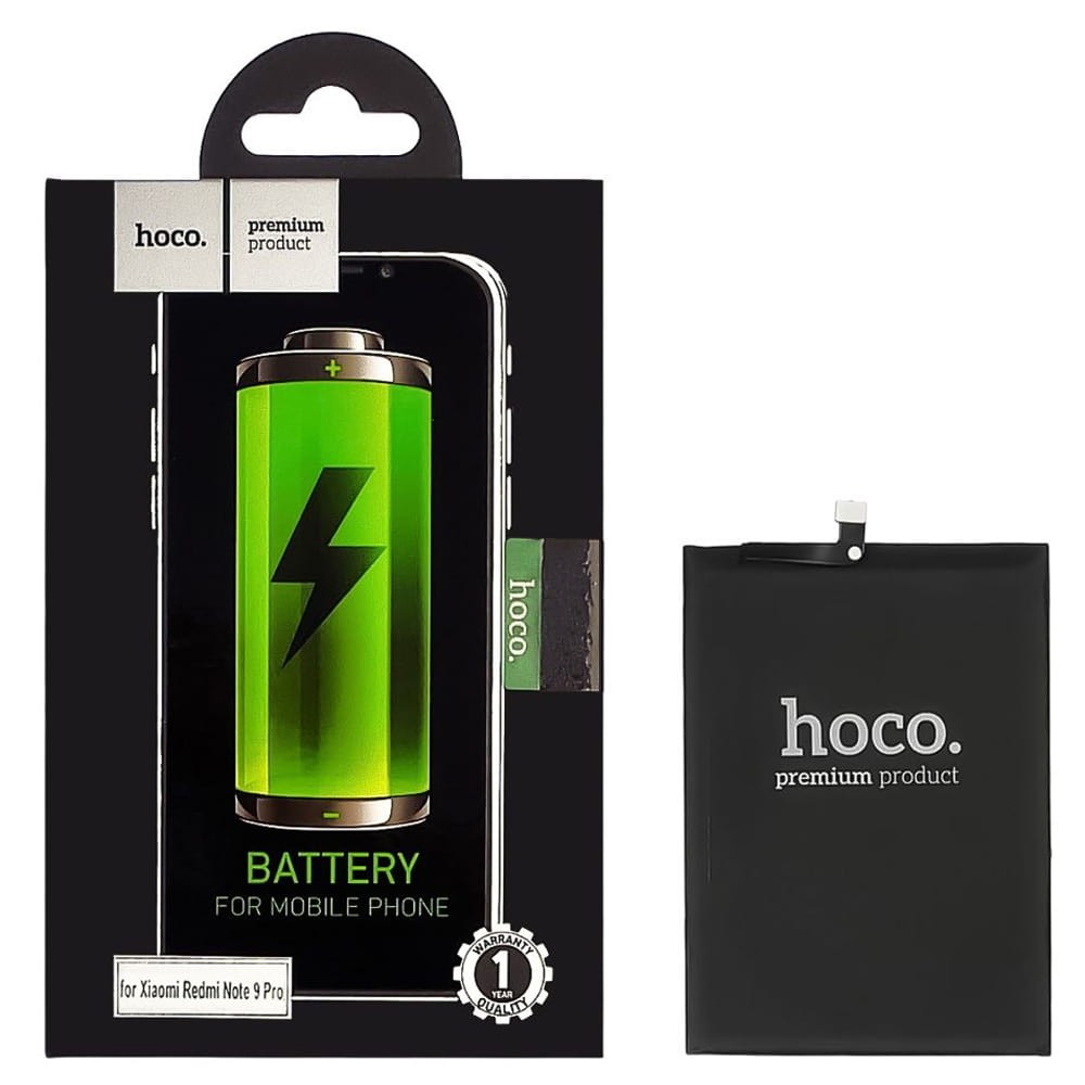 Аккумулятор BN52 для Xiaomi Redmi Note 9 Pro, HOCO фото 1