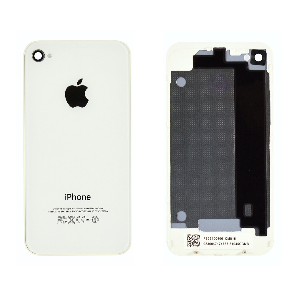 Задня кришка для iPhone 4, колір білий фото 1