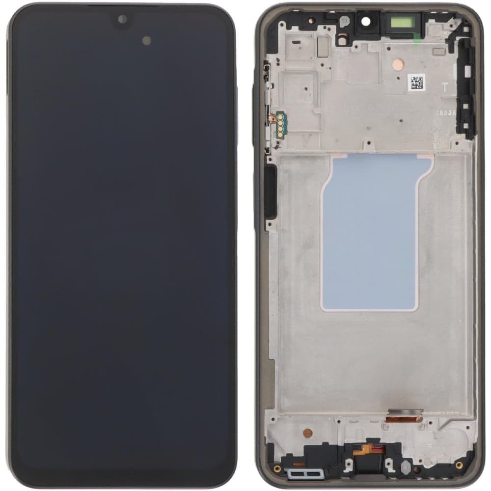 Дисплей для Samsung A266 Galaxy A26 5G 2025, з тачскріном і рамкою, чорний, OLED фото 1