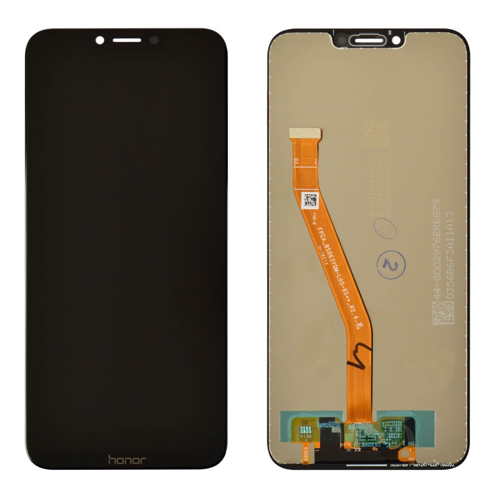 Дисплей Huawei Honor Play 2018 (COR-AL00, COR-AL10, COR-L29) з тачскрином в зборі, колір чорний, оригінал фото 1