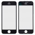 Стекло с рамкой и ОСА пленкой для iPhone 5S, цвет черный миниатюра 1
