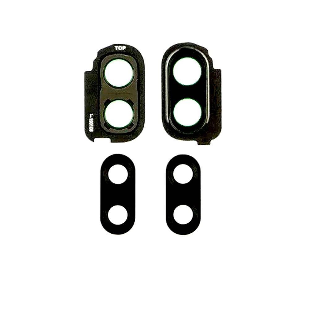 Len for Camera Samsung M205 Galaxy M20 2019 (black) complete фото 1 Скло камери для Samsung M205 Galaxy M20 2019, з рамкою, колір чорний фото 1